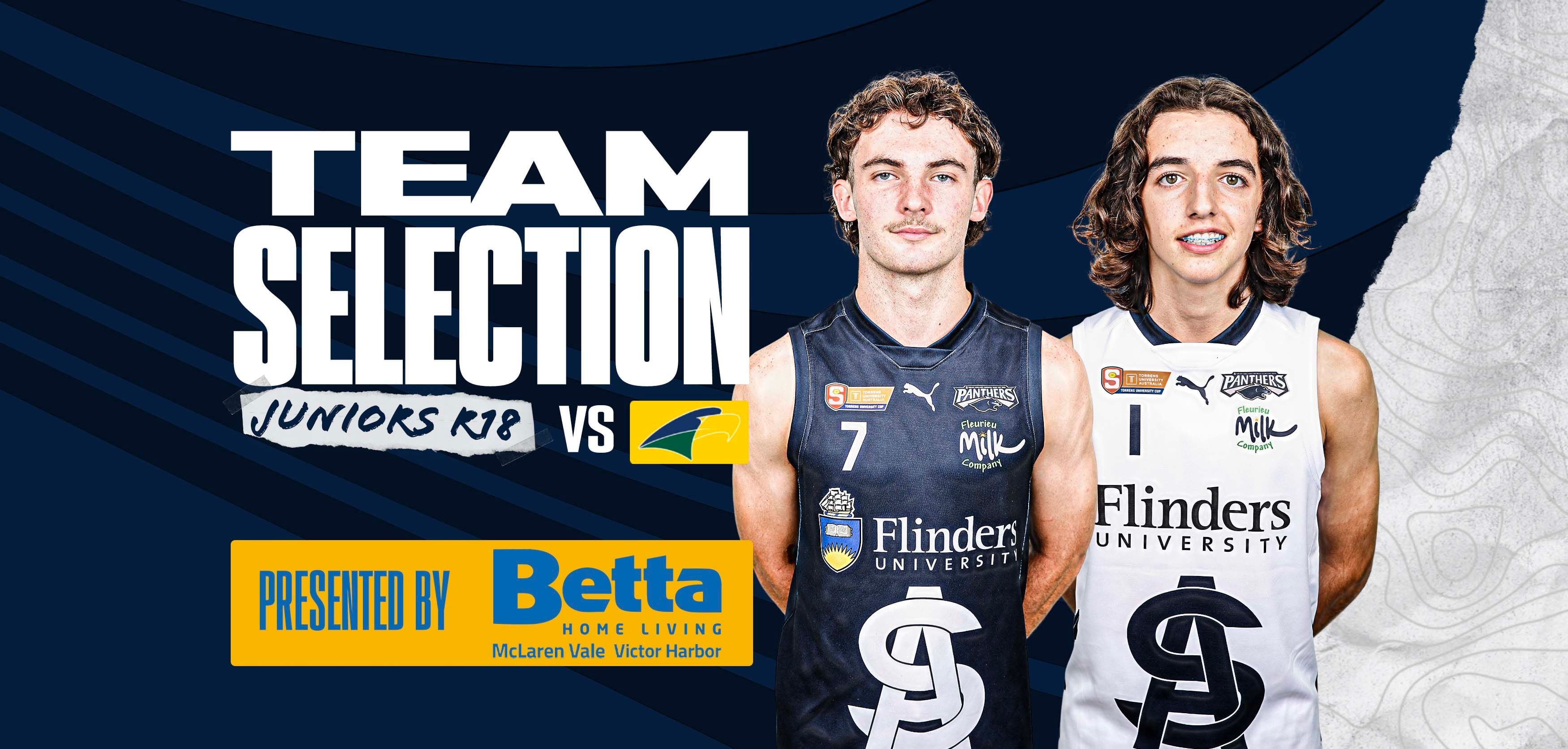BETTA Teams Selection: Juniors Round 18 @ Eagles BETTA Teams Selection: Juniors Round 18 @ Eagles
